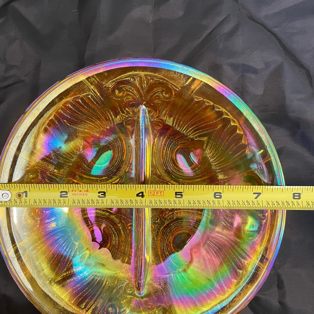 Iridescent Glass Art Plate - Picture 6 of 6